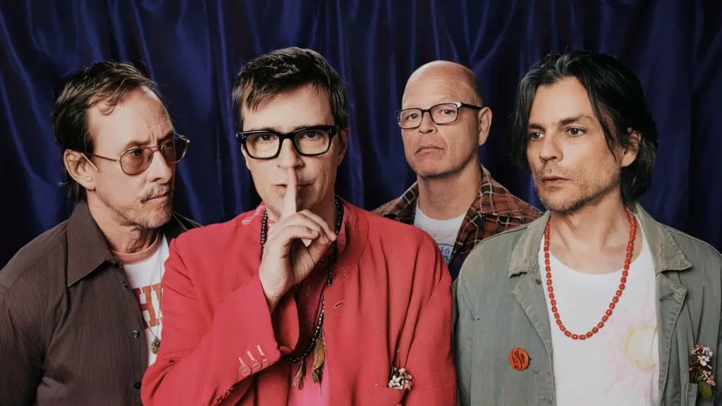 Weezer promotional photo for The Gathering 2026 arena tour
