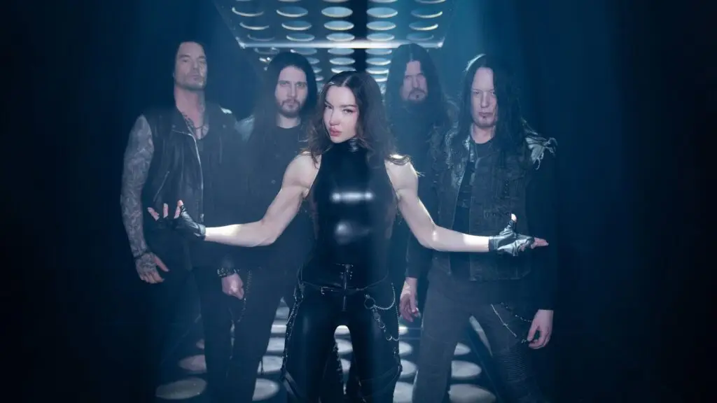 Arch Enemy band with vocalist Lauren Hart in official promotional photo