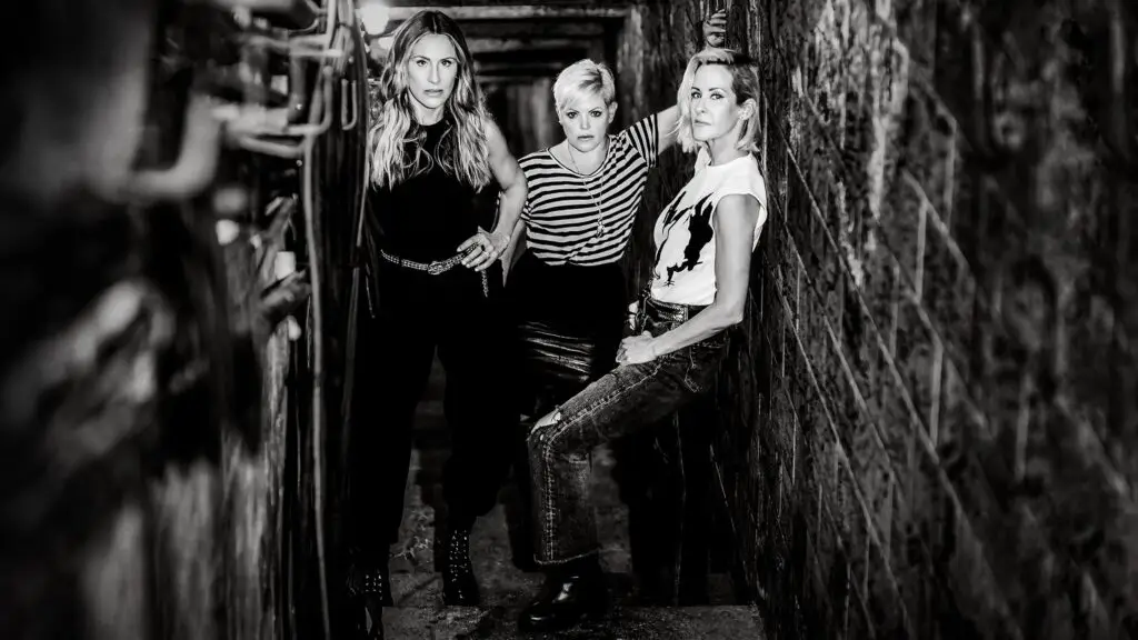 The Chicks promotional press photo: Natalie Maines, Martie Maguire, and Emily Strayer, 2026 tour