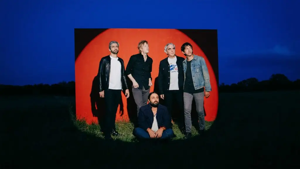 Spoon, the Austin rock band, in an official promotional photo for their Aztec Theatre concert
