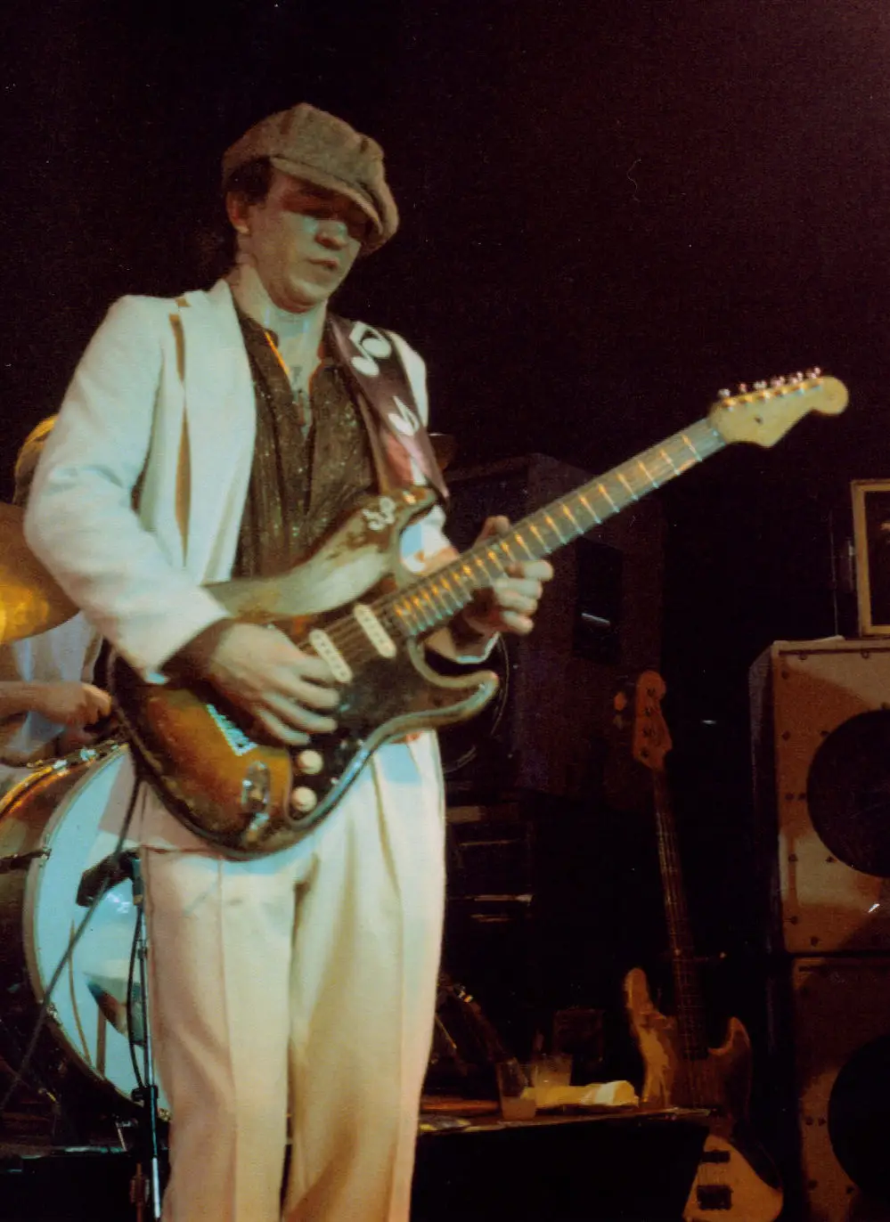 Stevie Ray Vaughan performing live in 1983