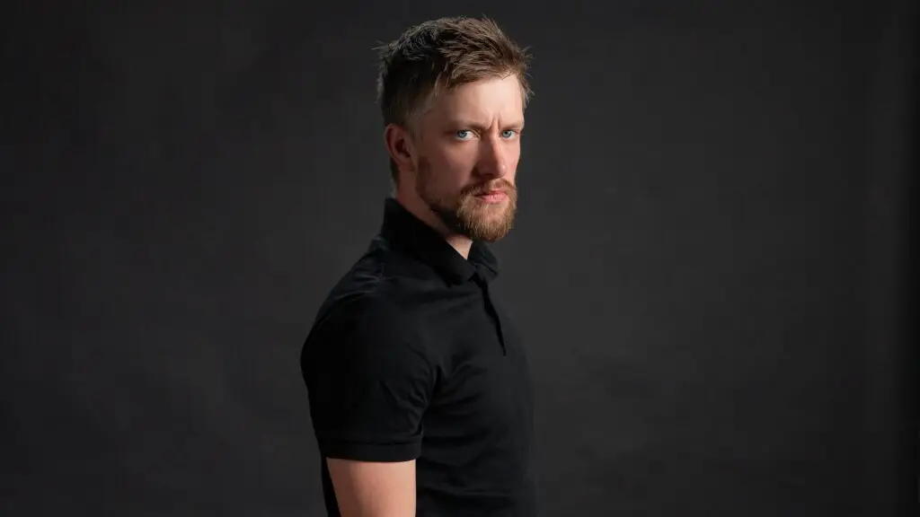 Daniel Sloss performs stand-up comedy on stage during his BITTER world tour 2026